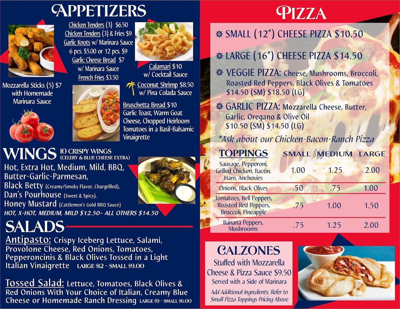 Lakeside Pizza & Wings Menu